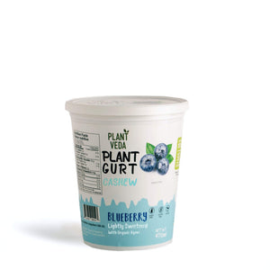 PlantGurt Probiotic Cashew Yogurt BC Blueberry | Plant Veda