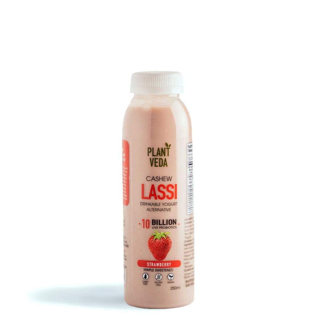 Drinkable Yogurt - Strawberry Probiotic Lassi