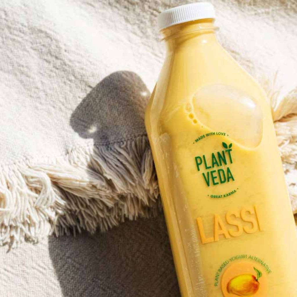 Drinkable Yogurt - Mango Probiotic Lassi | Plant Veda