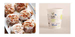 Yogurt Fritter (Dahi Vada) with Cucumber Salad