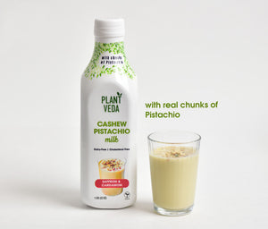 Plant Veda Cashew Pistachio Milk with Saffron Cardamom