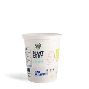 PlantGurt Probiotic Cashew Yogurt Plain | Plant Veda